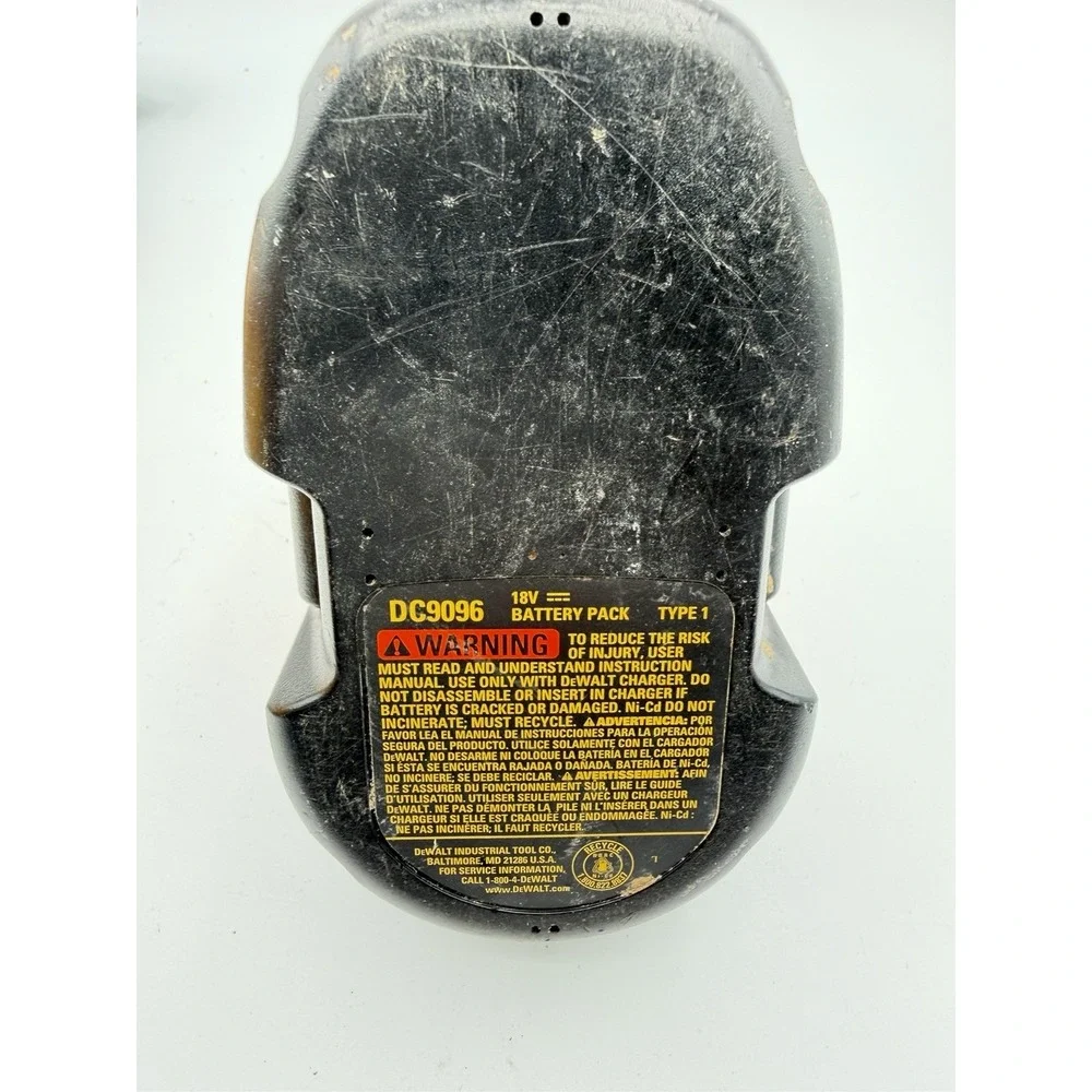 DEWALT DW938 18V Cordless Reciprocating Saw + DC9096 18v XRP Battery SEE VIDEO!